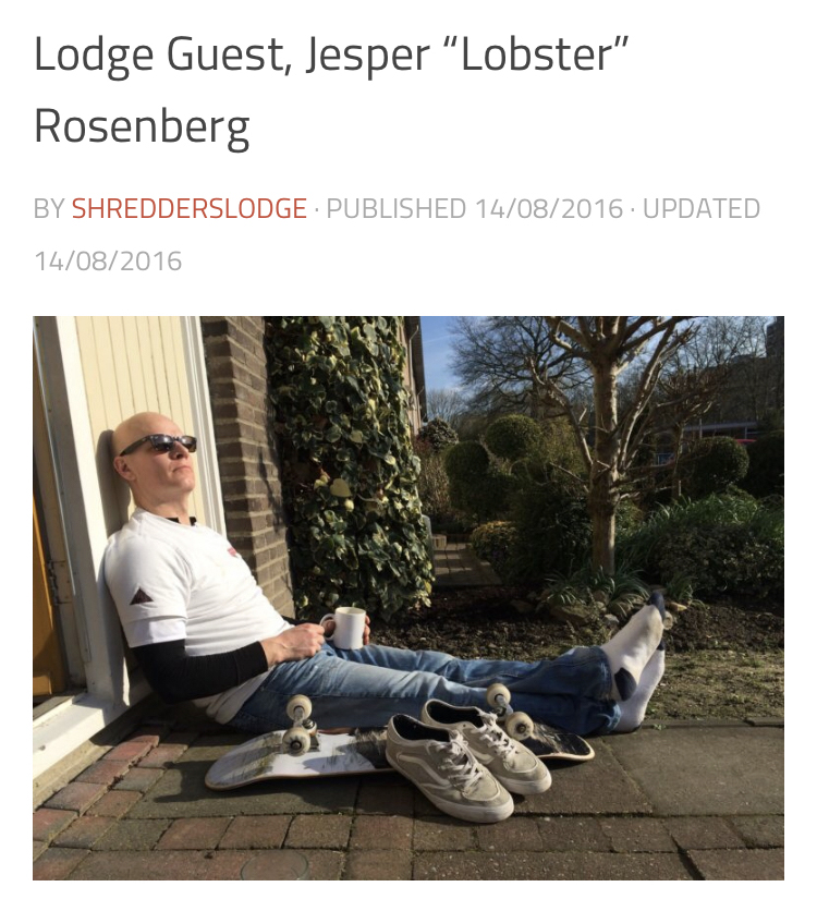 Jesper Rosenberg Shredderslodge
